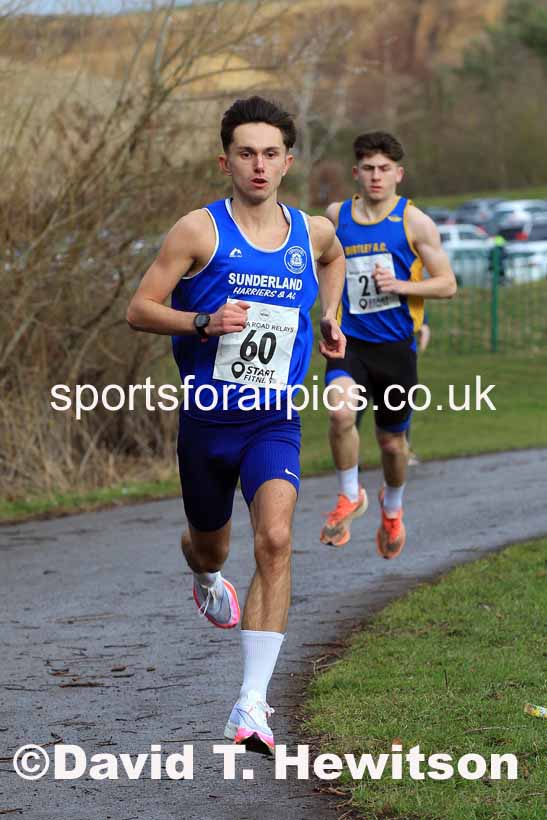 Senior Men and Veterans (Over 40s), 2023 NECAA Royal Signals Relays, Hetton le Hole, County Durham. Photo: David T. Hewitson/Sports for All Pics